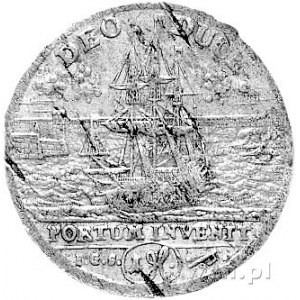 grosz 1717, Drezno, Kam. 624 R2, rzadka moneta wybita z...