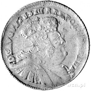 dwuzłotówka (8 groszy) 1753, mennica nieznana, fałszers...