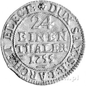 1/24 talara 1755, Drezno, Kam. 1224, Merseb. 1762.