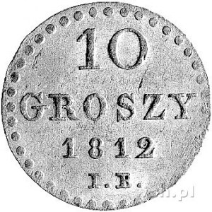 10 groszy 1812, Warszawa, Plage 102.