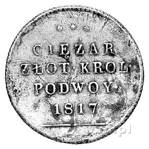Polska - odważnik monety 50 złotowej 1817, Plage 289, H...