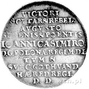 medal z okazji zwycięstwa pod Beresteczkiem 1651 r., Aw...
