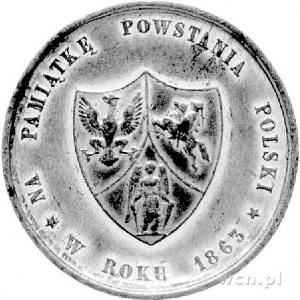 medal autorstwa F. Landry’ego wybity na pamiątkę Powsta...