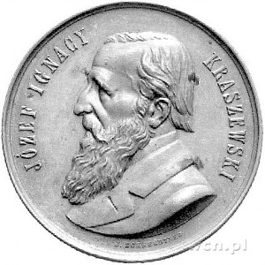 Józef Ignacy Kraszewski- medal autorstwa Schwerdtnera w...