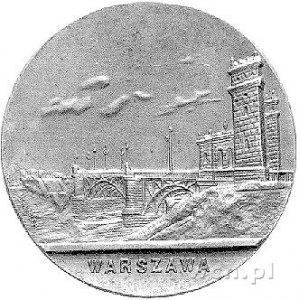 medal z okazji zniszczenia mostu Poniatowskiego w Warsz...