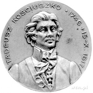Tadeusz Kościuszko- medal autorstwa B. Poskoczyma i wyk...