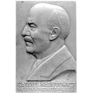 Gabriel Narutowicz- plakieta autorstwa J. Aumillera 192...