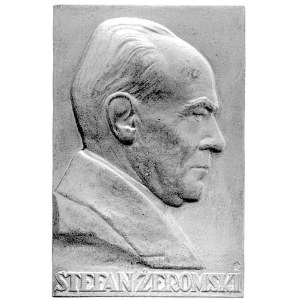 Stefan Żeromski- plakieta autorstwa J. Aumillera 1926 r...