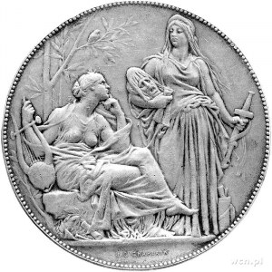 medal nagrodowy autorstwa Chaplaina, Aw: Personifikacje...