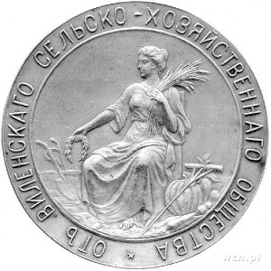 medal nagrodowy Wileńskiego Towarzystwa Rolniczego auto...