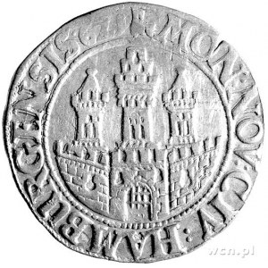 półtalar 1621, Aw: Orzeł dwugłowy, Rw: Herb miasta, Gae...