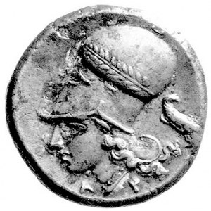Korynt, stater 330-300 pne, Aw: Pegaz lecący w lewo, Rw...