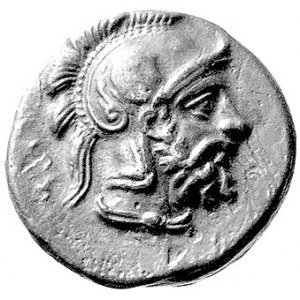 Cylicja-Tarsos, Datamer 378-372 pne, stater, Aw: Głowa ...