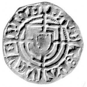 Paweł von Russdorf 1422-1441, szeląg, Aw: Tarcza wielki...