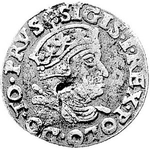 trojak 1546, Gdańsk, drugi egzemplarz, lekko uszkodzona...