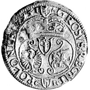 grosz 1593, Olkusz, odmiana ze znakami mennicy słoneczk...