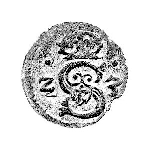 denar 1623, Łobżenica, Kurp. 1860 R3, Gum. 1494, rzadki