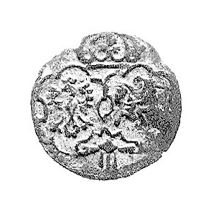 denar 1623, Łobżenica, Kurp. 1860 R3, Gum. 1494, rzadki