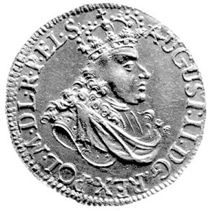 dukat 1702, Toruń, Aw: Popiersie króla i napis AUGUST I...