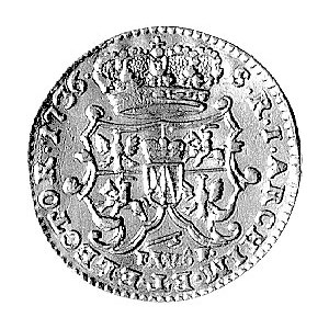 półdukat 1736, Drezno, Gum. 2290, Fr. 2849, złoto, 1.70...