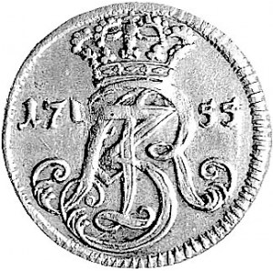 trojak 1755, Gdańsk, Kam. 936 R5, Merseb. 1802, moneta ...
