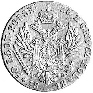 50 złotych 1818, Warszawa, Plage 2, Fr. 105, złoto, 9.8...