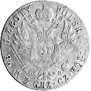 1 złoty 1818, Warszawa, Plage 62