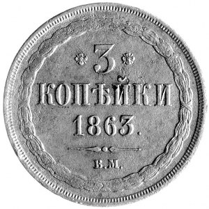 3 kopiejki 1863, Warszawa, Plage 478