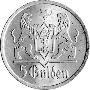 5 guldenów 1927, Berlin, Kościół Marii Panny, piękny eg...