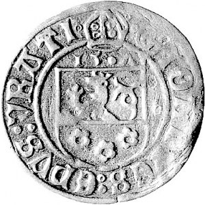 grosz 1507, Nysa, odmiana z datą 15•^ nad tarczą herbow...