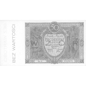 50 złotych 28.08.1925, Pick 64, wzór