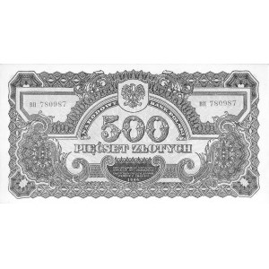 500 złotych 1944, \... obowiązkowe, Pick 119