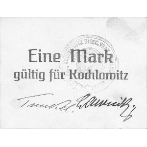 Kochłowice /Kochlowitz/ - 1 marka /1914/, Keller 181, b...