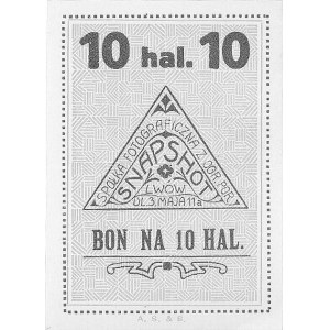 Lwów - 10, 20, 50 halerzy i 1 korona /1919/ wydane prze...