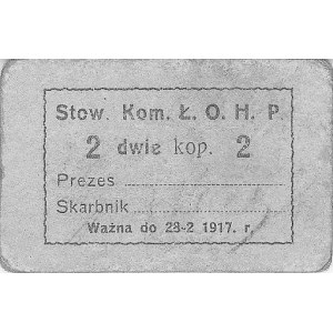 Łódź - 1, 2 i 5 kopiejek 28.02.1917 emitowane przez Sto...