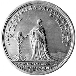 medal autorstwa Christiana Wermutha poświęcony Marii Le...