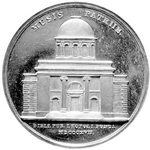 medal autorstwa J. Langa wybity w 1817 r i poświęcony J...