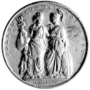 medal autorstwa Hallidaya wybity w 1833 r. na zlecenie ...