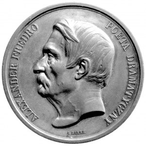 medal autorstwa Barre’a wybity w 1864 r., poświęcony Al...