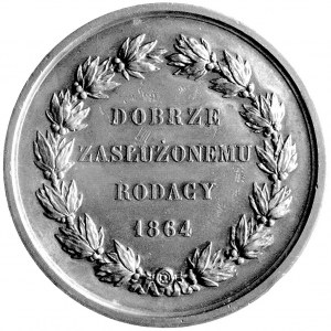 medal autorstwa Barre’a wybity w 1864 r., poświęcony Al...