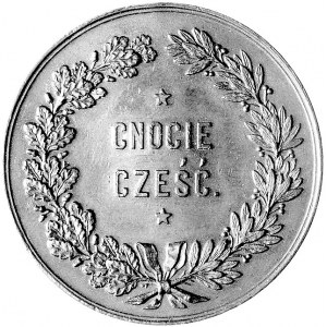 medal pamiątkowy hrabiego Seweryna Mielżyńskiego 1872 r...