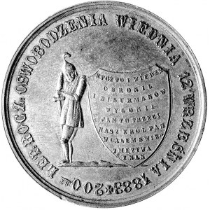 medal autorstwa A. Schindla z okazji 200-lecia Odsieczy...
