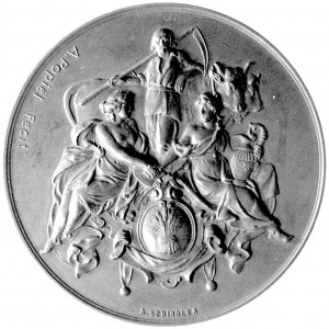medal autorstwa A. Schindlera wybity z okazji Powszechn...