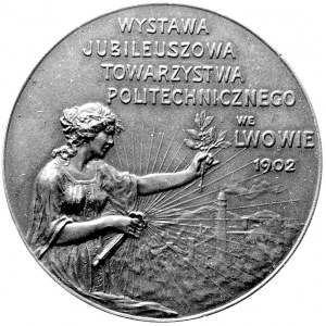 medal Wystawy Jubileuszowej Towarzystwa Politechniczneg...
