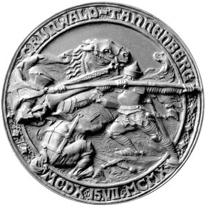 medal z okazji 500-letniej rocznicy Bitwy pod Grunwalde...