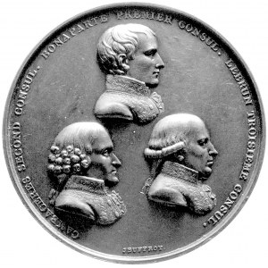 medal autorstwa Jeuffroy wybity z okazji ustanowienia p...