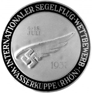 medal nagrodowy zawodów szybowcowych w Wasserkuppe (Rhö...