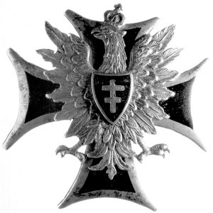 odznaka Frontu Litewsko-Białoruskiego, na krzyżu z czar...