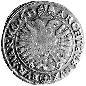 Ferdynand II 1619-1637, ćwierćtalar 1633, Praga, Aw: Po...