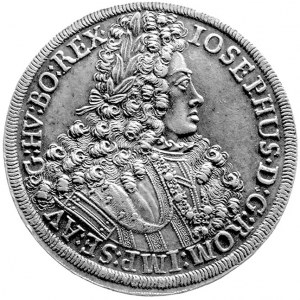 Józef I 1705-1711, talar 1711, Hall, Aw: Popiersie, Rw:...